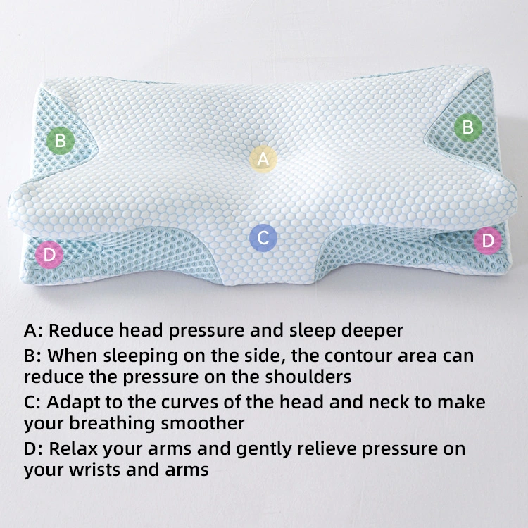 Butterfly Shaped Memory Foam Pillow