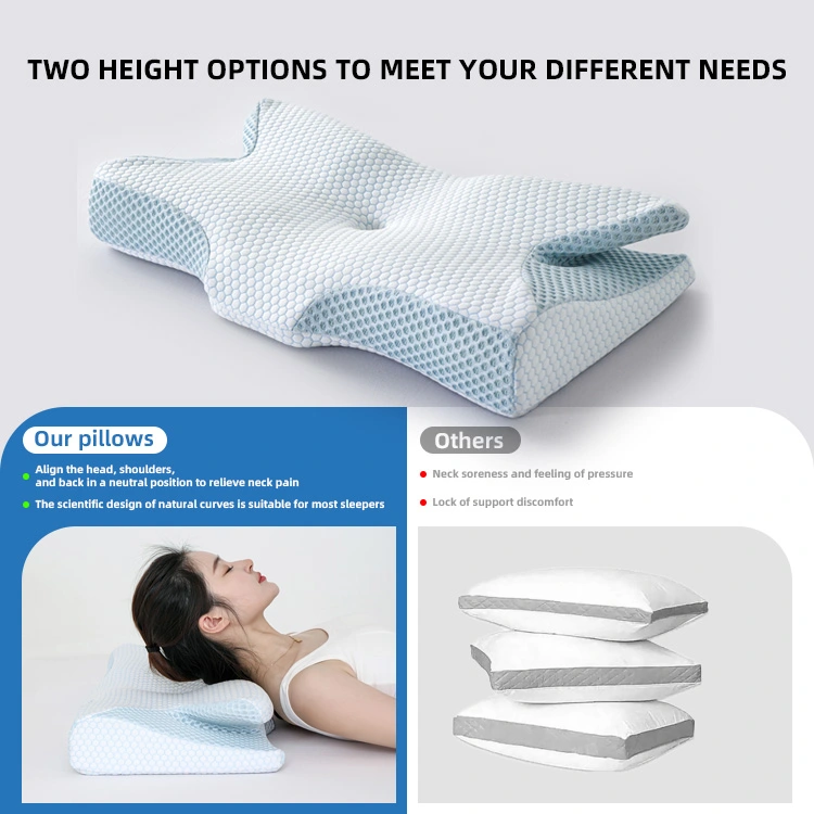 Butterfly Shaped Memory Foam Pillow