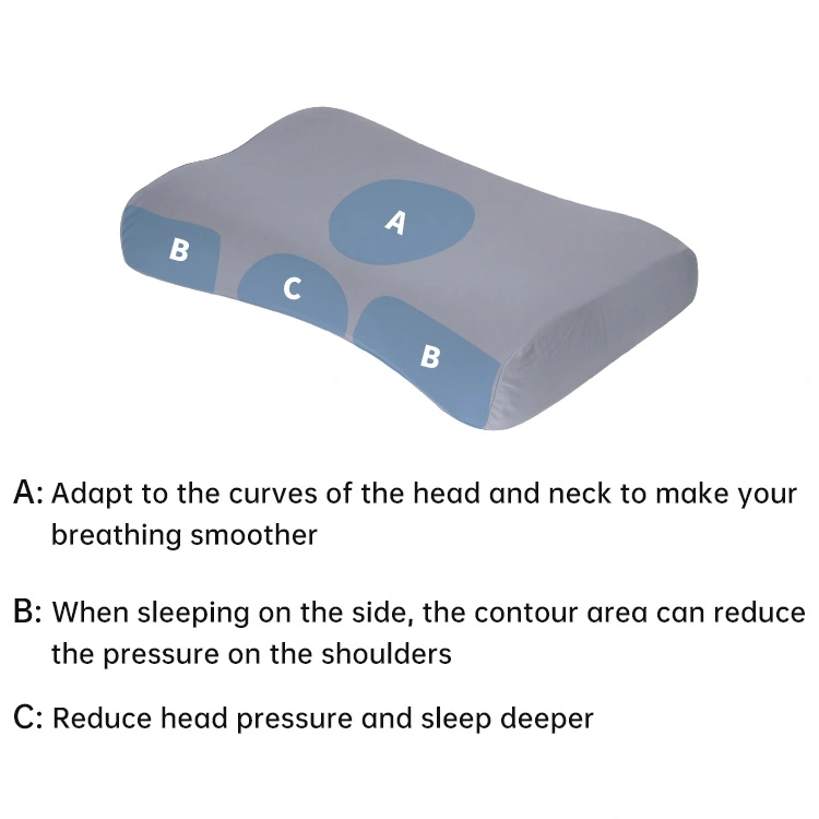 Curved Memory Foam Pillow