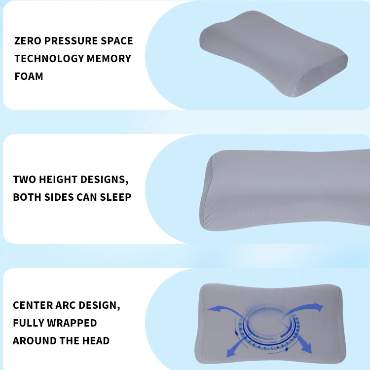 Curved Memory Foam Pillow