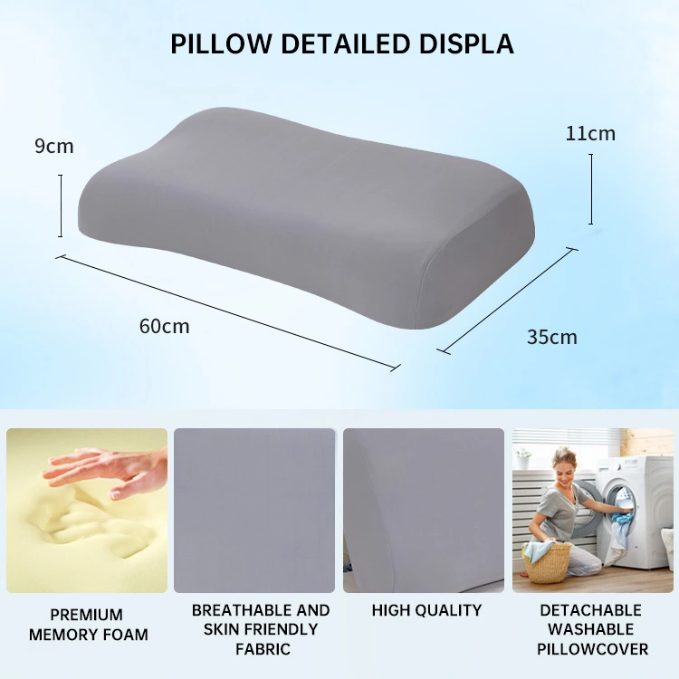 Curved Memory Foam Pillow