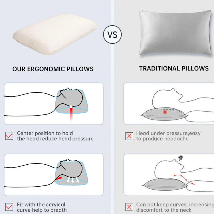 High Thickness Bread Memory Foam Pillow
