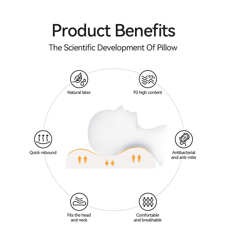 Low Thickness Latex Bread Pillow