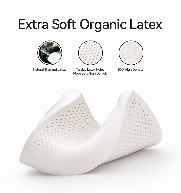 Queen Size Latex Ergonomic Pillow